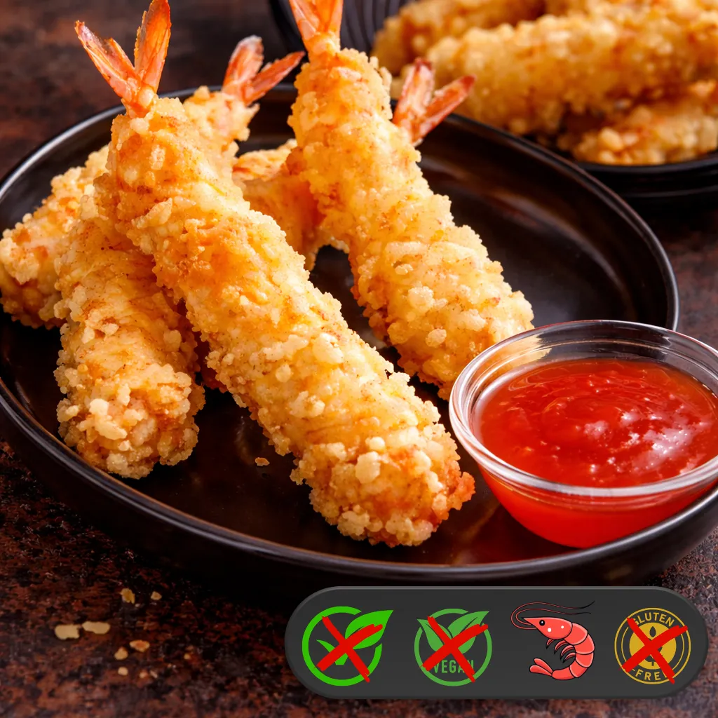 Tempura (fried prawns) (6 pcs.)