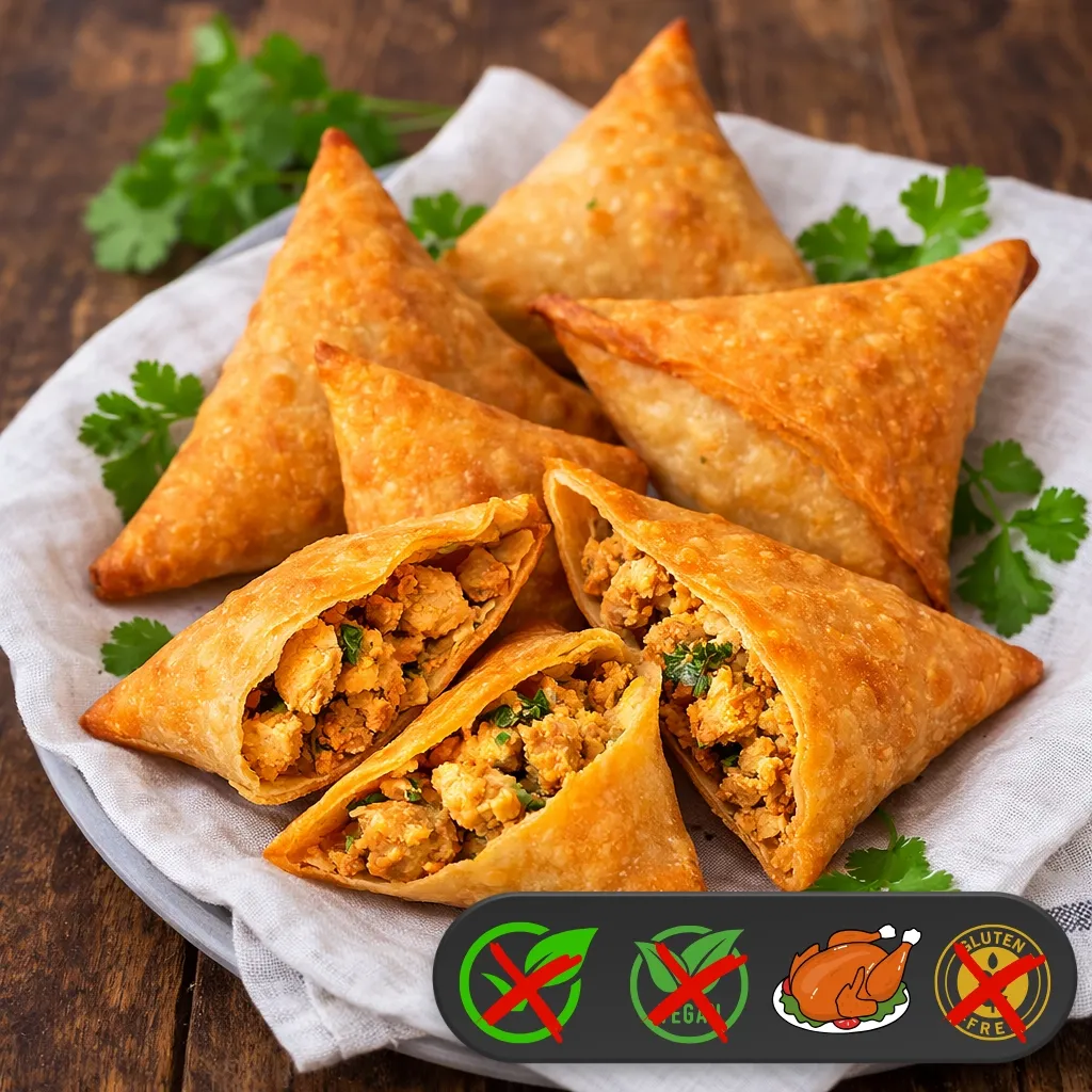 Chicken Samosas (4 pieces)