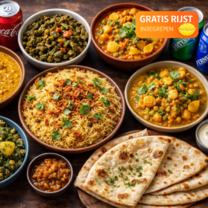 🌱 Vegan Family Feast (4–5 Personen) + 5 Gratis Drankjes